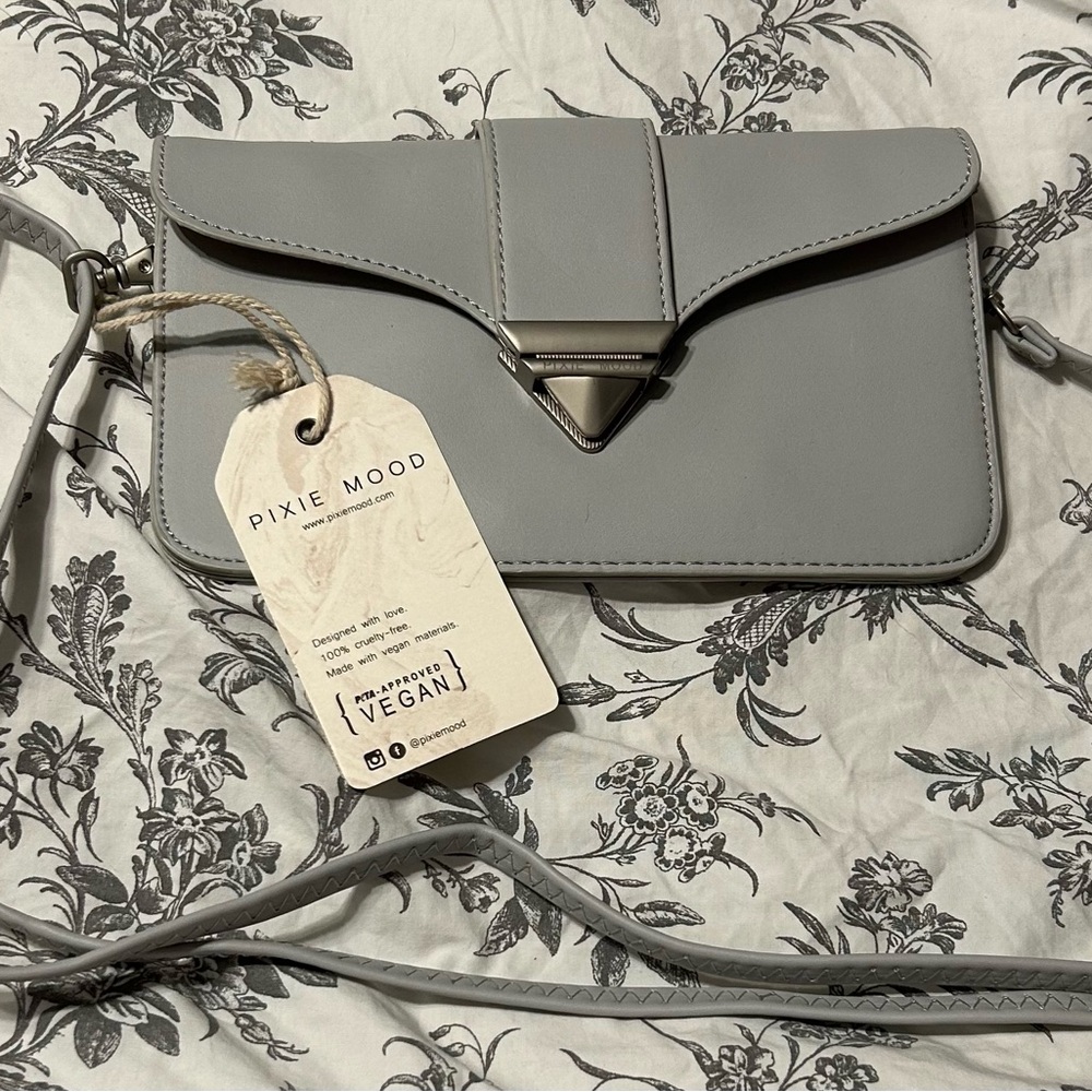 Pixie Mood Elegant Gray Crossbody Bag